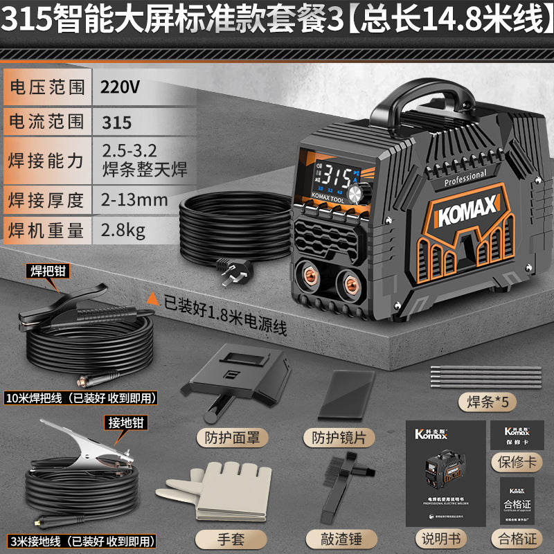 220v portable mini welding machine for home use, 315 dual voltage industrial grade all-copper 380v welder