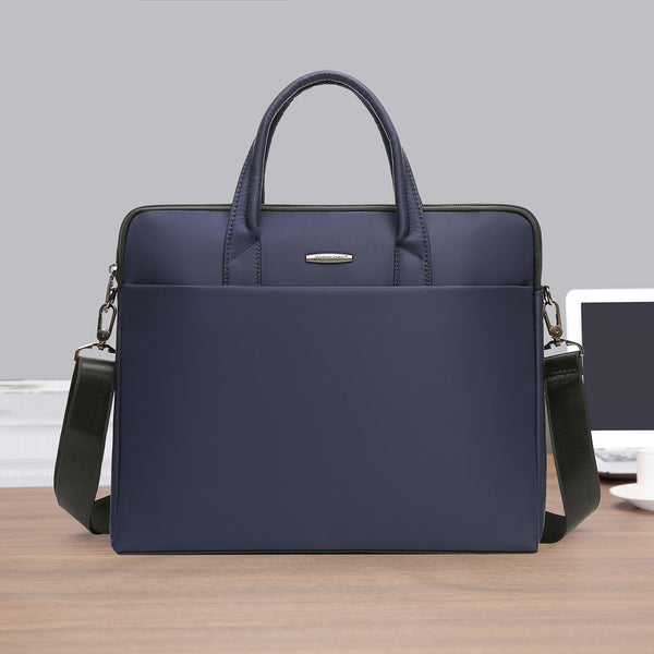Yiyunchen Men's Briefcase File Bag Customized Logo Briefcase Meeting Bag Business Men's with Water Cup