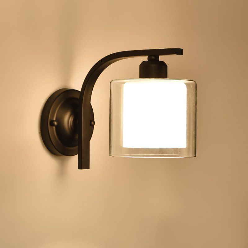 Nordic wall lamp bedroom bedside lamp modern casual creative hotel aisle lamp living room corridor wall lamp staircase lamp