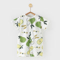 Baby romper - summer lightweight pure cotton short sleeve breathable cooling onesie