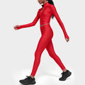 new arrival long-sleeve yoga top and bottom set - premium women's activewear two-piece workout outfit