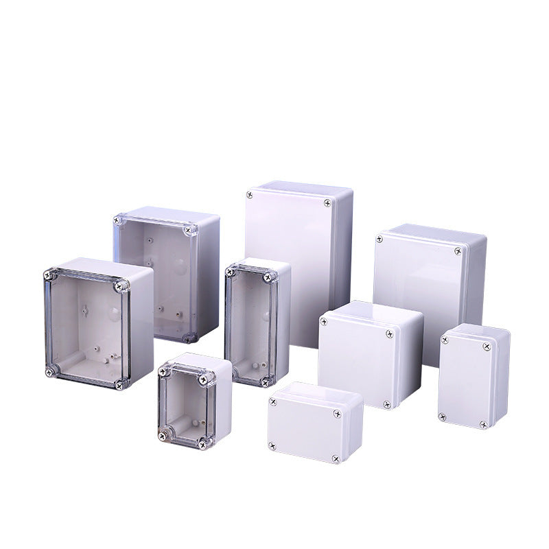Outdoor waterproof junction box Outdoor plastic distribution box Security monitoring Power switch processing Open hole waterproof box