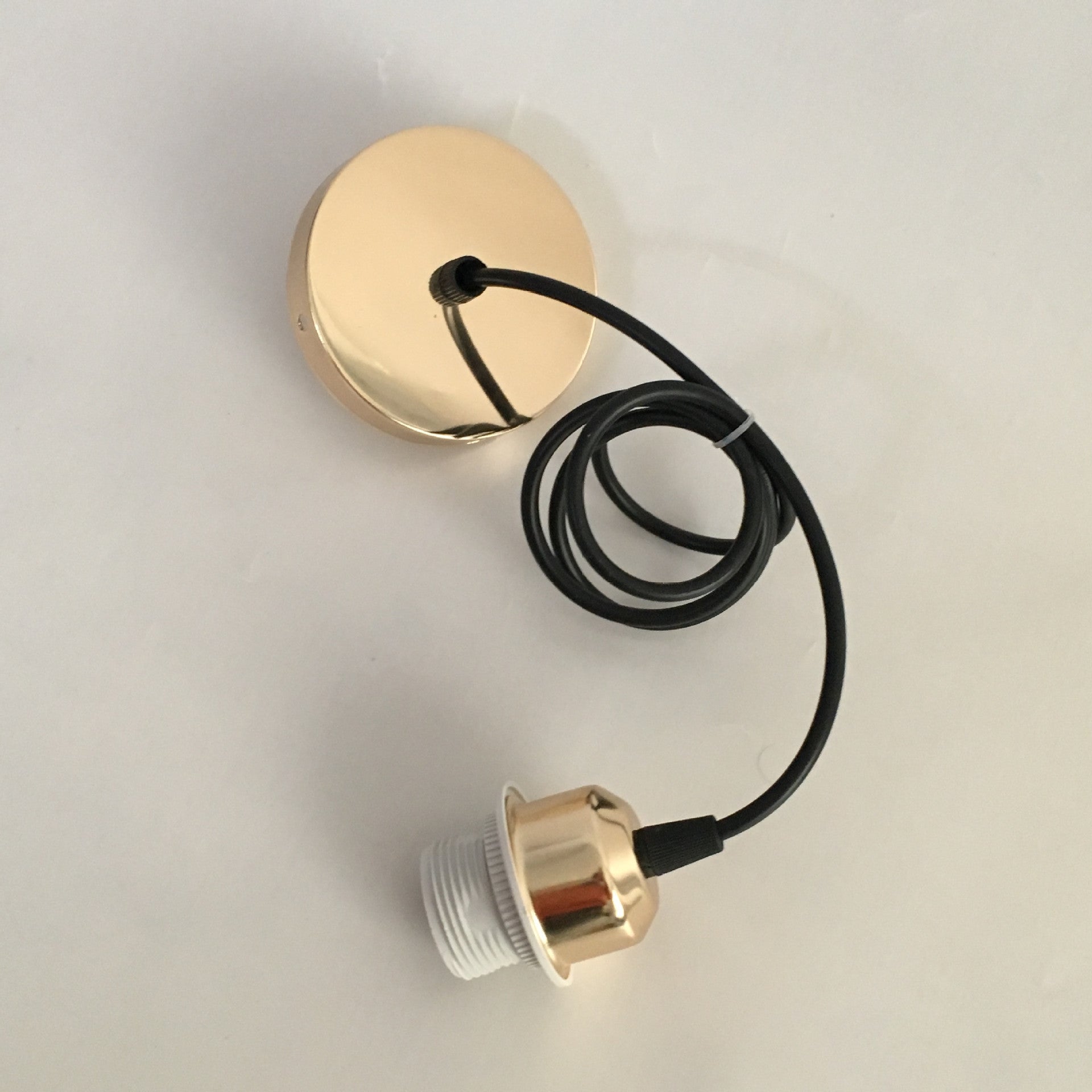 E27 full-tooth lamp holder 2 meters, lamp shade, lamp holder, lighting fixture, LED light bulb with ceiling plate, chandelier accessories, hanging wire