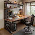 Computer desk home office desk bedroom student desk bookshelf all-in-one with pegboard simple storage study table