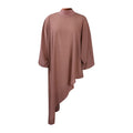 D239   european and american summer chiffon irregular fashion foreign trade plus size women's loose european and american dress