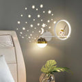 Bedroom bedside wall lamp corridor lamp stair lamp deer head stylish creative modern casual scandinavian living room background wall lamp