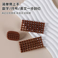 alphabet number symbol cookie press stamp mold stencil cake decorating baking tool