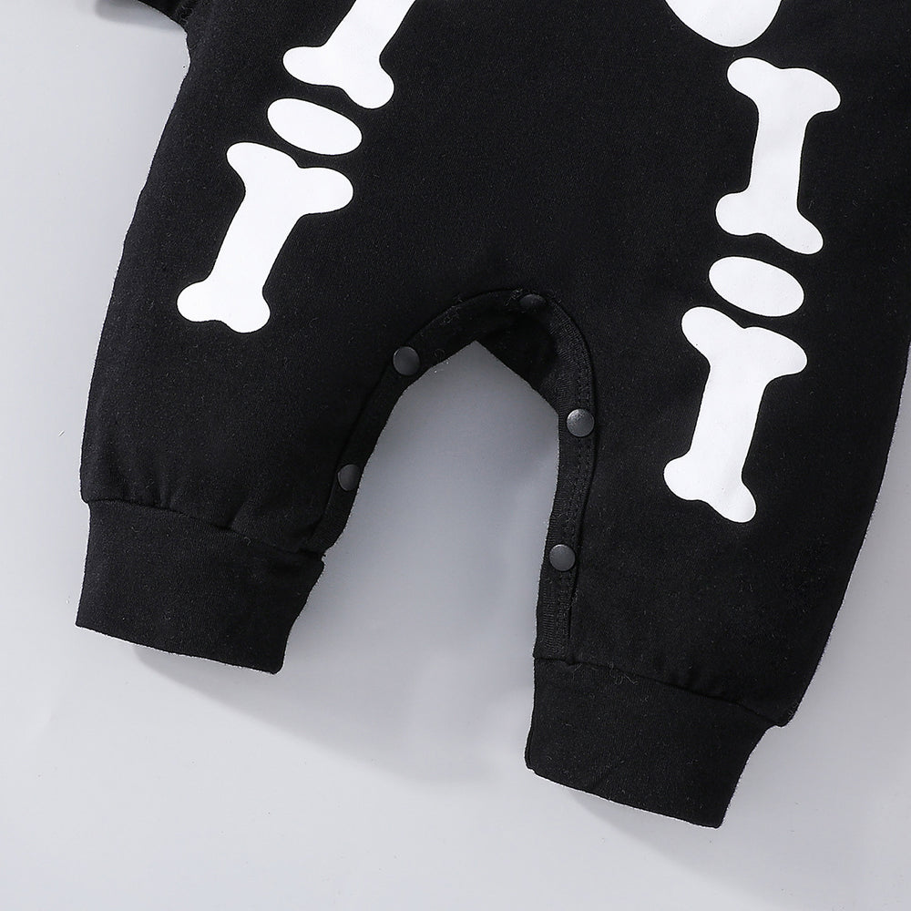 european and american spring/autumn new baby & toddler halloween bat print crew neck long sleeve romper - ready to ship, dropshipping available