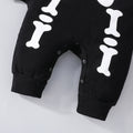 european and american spring/autumn new baby & toddler halloween bat print crew neck long sleeve romper - ready to ship, dropshipping available