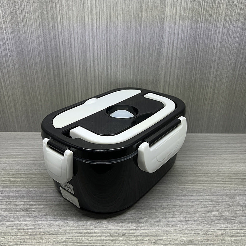 Car-mounted household electric lunch box 304 stainless steel heated lunch box dual voltage thermal insulation handy gadget for bringing meals to work