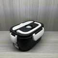 Car-mounted household electric lunch box 304 stainless steel heated lunch box dual voltage thermal insulation handy gadget for bringing meals to work