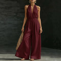 summer new arrivals: european and american style women's clothing - designer, chic, and fashionable. french-inspired v-neck halter tank top for work and casual wear
