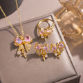 European and american hot-selling copper inlaid zircon butterfly necklace for women - lightweight luxury, versatile, elegant, and fade-resistant choker jewelry