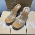 Za2025 summer platform sandals - waterproof, thick-soled, everyday wear, trendy height-increasing sandals for women