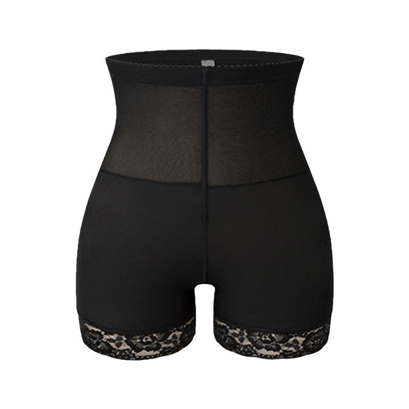 Strong butt lift body shaping underwear lace pad sponge high waist slim belly rebound pants with shaping tight body bottom pants