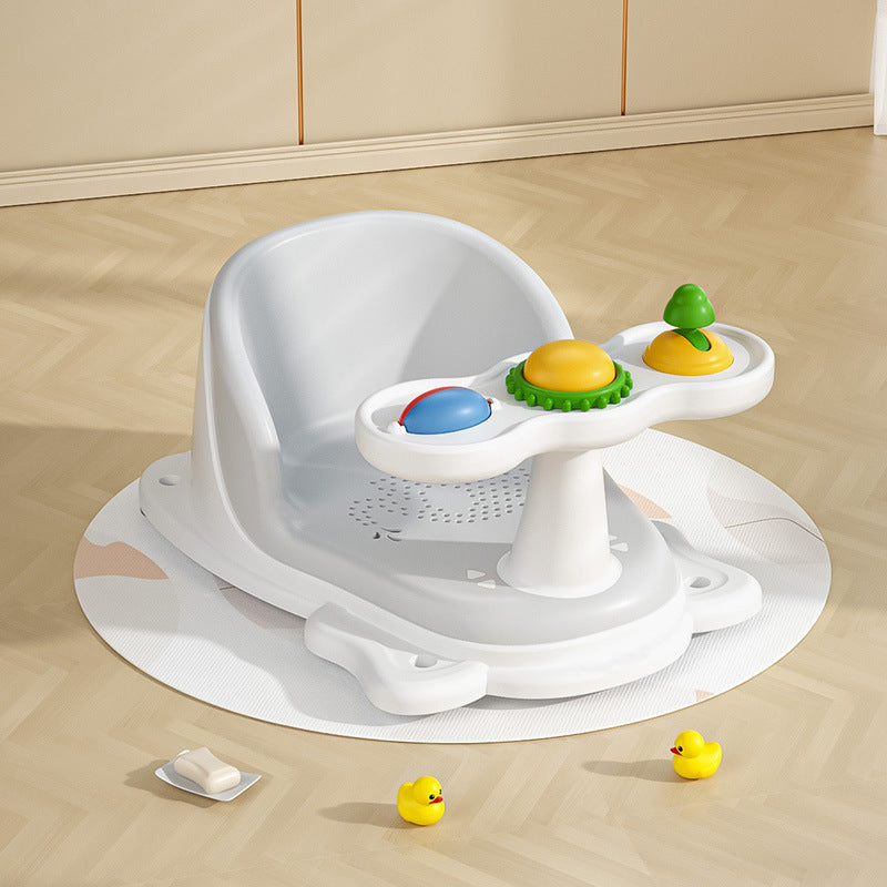 Baby bath seat Shower artifact Baby can sit and lie down Newborn children Non-slip bath stool Multifunctional sitting chair