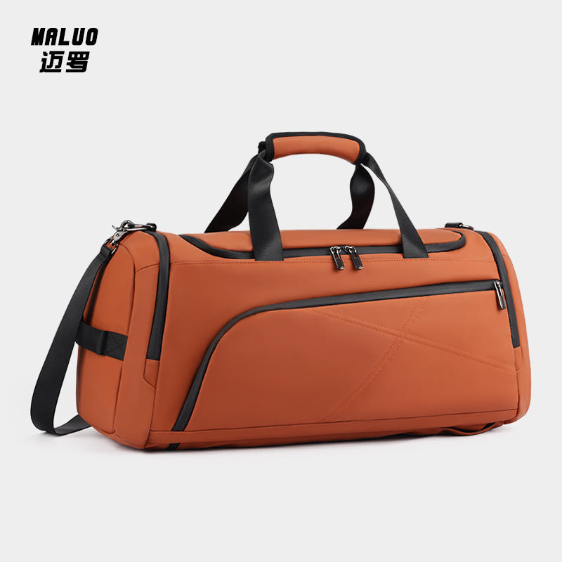New outdoor sports training bag cover tie rod dry and wet separation travel bag large capacity multi-function double back luggage bag
