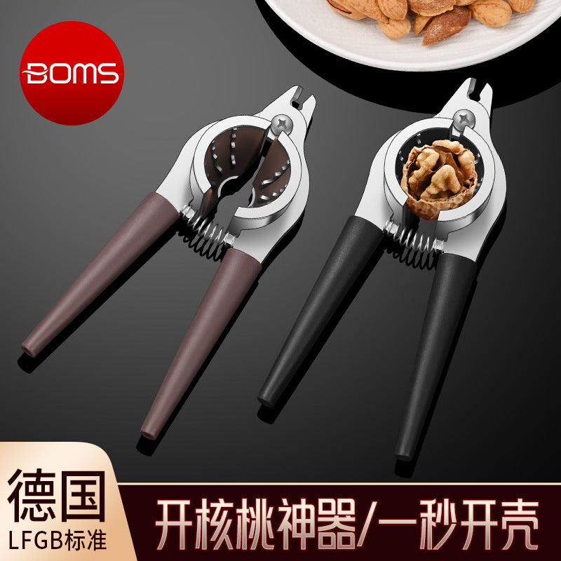 Stainless steel walnut clip household multi-function pliers clip hazelnut shell opener pecan clip nut clip tool