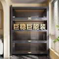 Home & office steel storage cabinet - multi-functional display shelf - bedroom, balcony, and living room storage - file cabinet