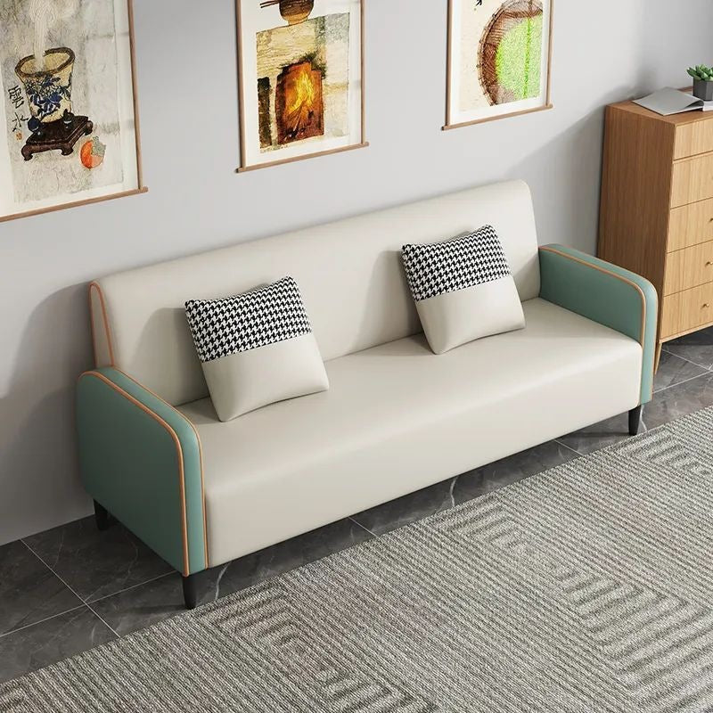 Scandinavian small apartment sofa double three-person living room rental room casual modern apartment simple popular sofa