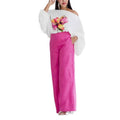 Amazon watercolor floral placement print asymmetrical neck lantern sleeve blouse - casual, loose fit, slimming top for women