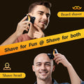 Self-service bald head artifact five-blade bald head machine multi-functional electric shaver grooming set washable cross-border