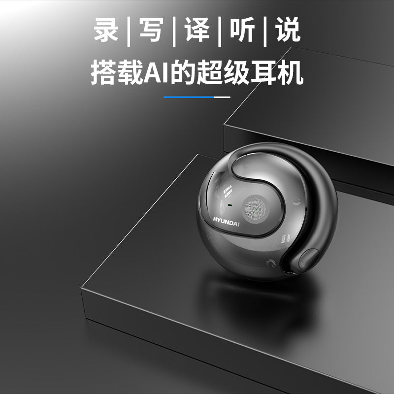 Sobes s-ow1pro wireless bluetooth headset - rotatable ear-hook ai simultaneous interpretation english translation headset