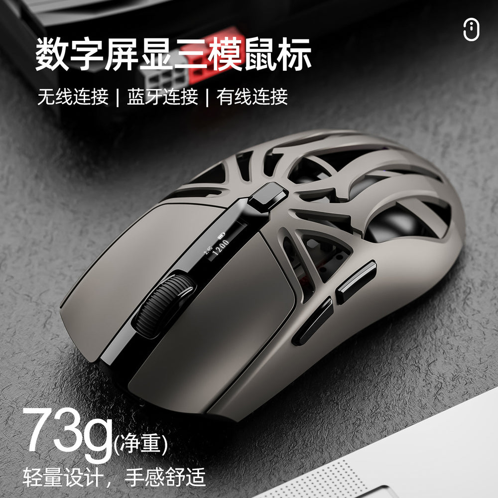 Smailwolf rs8 bluetooth wireless tri-mode mouse - lightweight gaming mouse for e-sports, pc, and office use