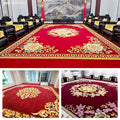 Handmade wool carpet - custom designs available for hotels, vip lounges, reception halls, state-owned enterprise conference centers - full coverage area rugs