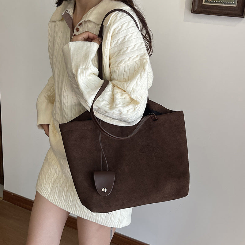 retro underarm bag women's new bag classy sense easiest for match shoulder bag casual large capacity mother-in-law tote bag
