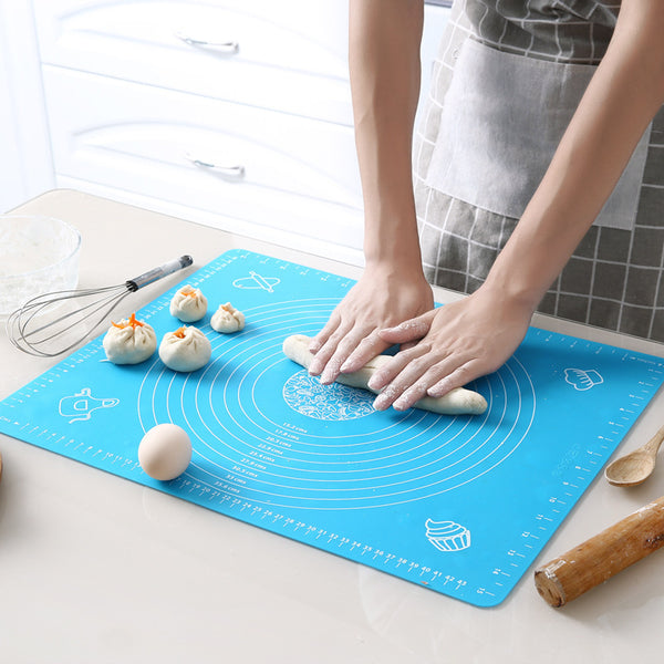 Non-slip and face plate pad Rolling face pad Household thickened large kneading bread flour chopping board Baking silicone pad Wholesale