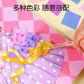 Princess poke quiet book - diy craft kit for girls: educational, creative gift & dress-up materials