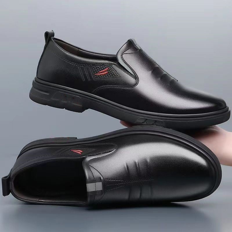 New arrival business formal leather shoes men's casual wedding groom british heightening summer breathable youth pointed toe men's shoes