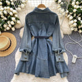 Amazon casualeleganteasiest for matchpolo collar dress women's spring and summer new arrival silmslimming look short skirt