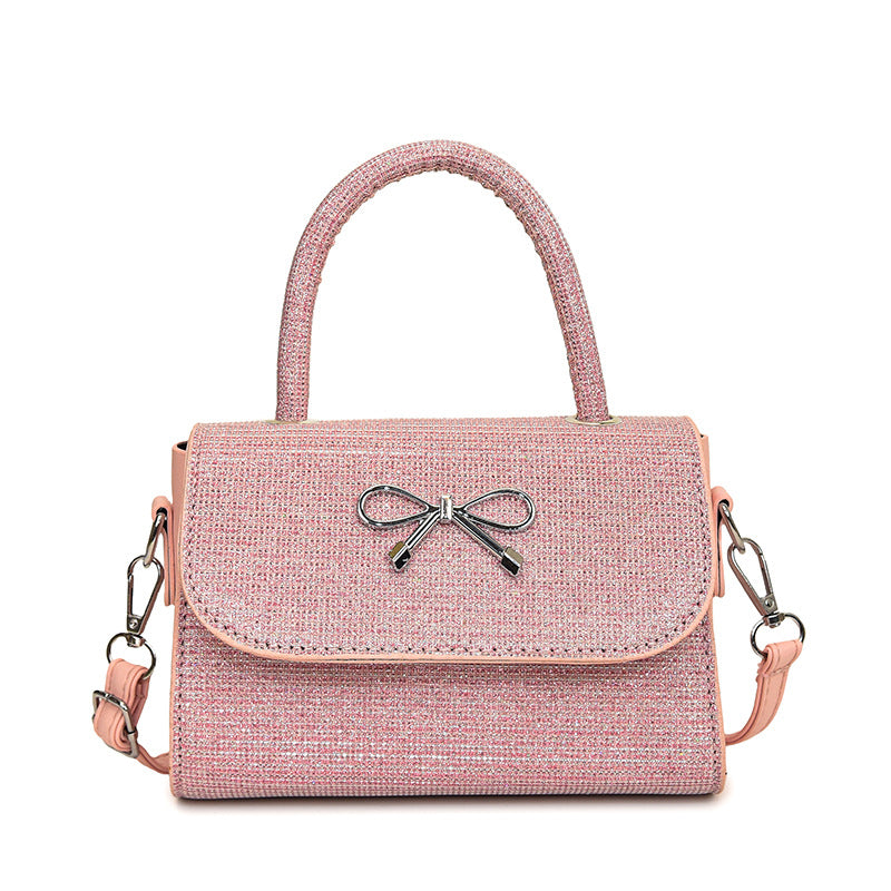 New niche ins shoulder messenger bag personalized fashion handbag 2025 spring foreign style gentle small square bag