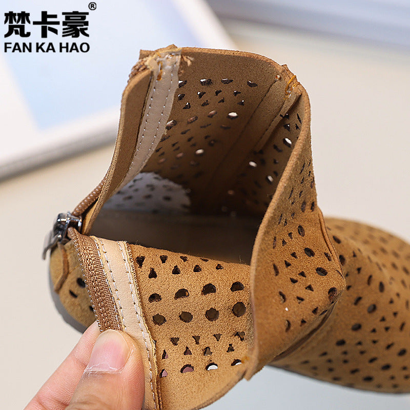 Summer short boots new arrivalcut outkids shoes breathable fashion boots girl roman shoes trendyeasiest for match boys sandals
