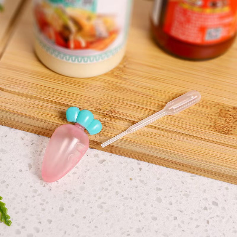 Mini sauce bottle plastic squeeze sauce bottle japanese style squeeze condiment bottle food grade portable soy sauce bottle cross-border