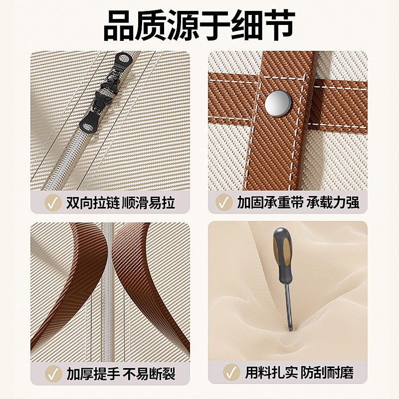 Storage bag, quilt, large capacity moving bag, strong and durable, portable duffel bag, clothing, mattress dust bag.
