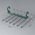 Foldable pants rack - multi-layer, multi-functional pants hanger for home use - no-trace, non-slip pants organizer - the ultimate pants storage solution