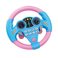 Hot-selling kids' toy suction cup large simulation co-pilot music steering wheel - early education & brain development toy for babies
