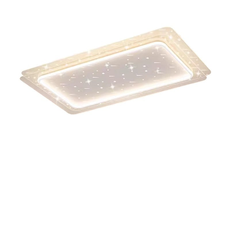 Living room light modern simple atmosphere led ceiling high-end room owner household large lighting lamps whole house package combination