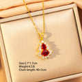 X8314-31 golden gourd necklace