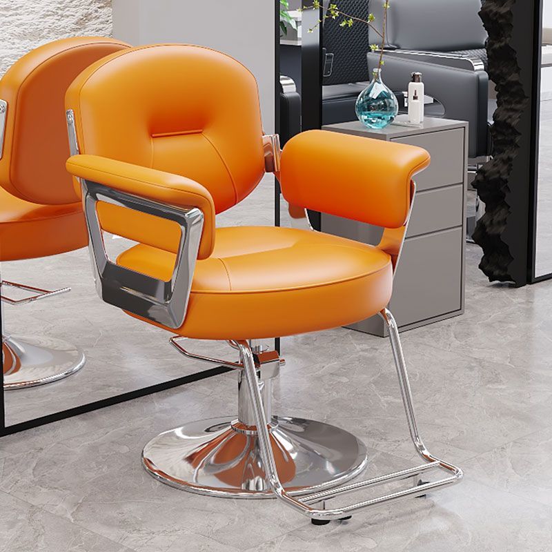 Hairdressing chair, hair salon special fashion, rotatable adjustable hairdressing shop chair, can be reclined for hair cutting, perm and dyeing hairdressing chair