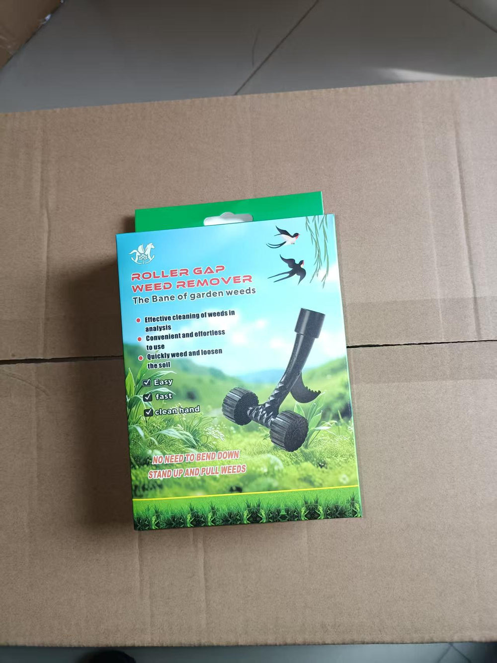 Crevice weeder weeding hook no bending garden tool roller weeder hook grass machine garden tool weeding