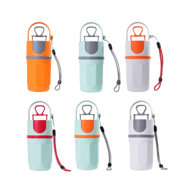 Contactless, portable pet poop scooper for outdoor use