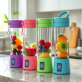 electric juicer with 6-blade head, mini cyclone juicing cup, portable multifunctional juice cup for home use