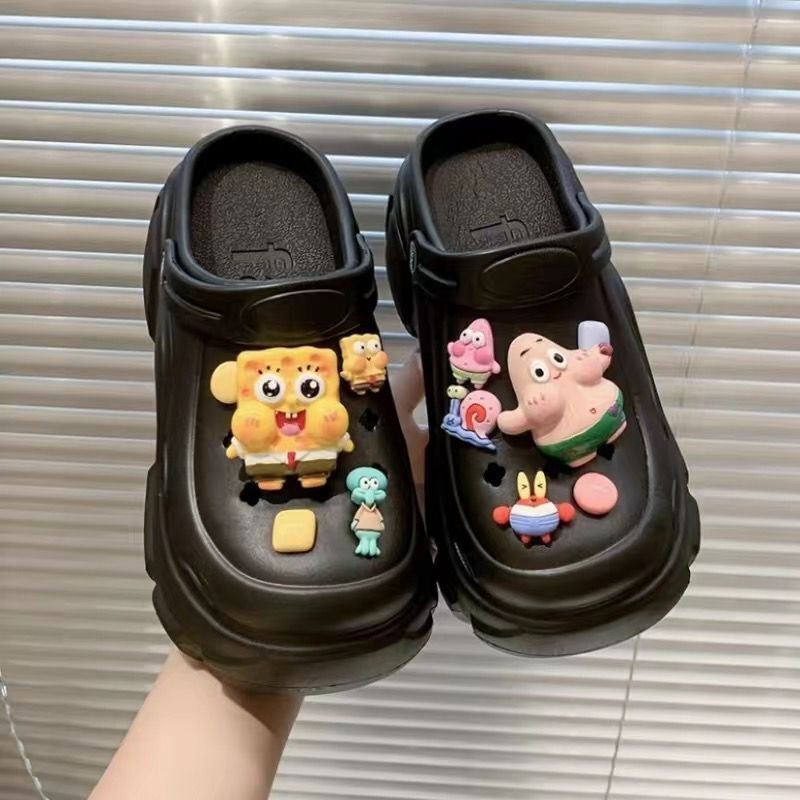 "eva clogs for women - 2024 new summer collection: chunky platform, height-boosting, trendy beach sandals"