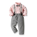 Kids' new spring collection: long-sleeve shirts, cardigans, trendy overalls, and bow ties - wholesale for export (sizes for toddlers to young children)