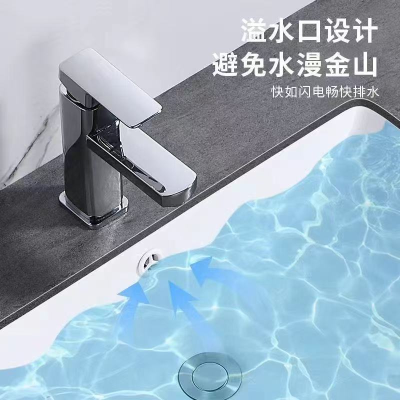 Hotel style ceramic undercounter wash basin small size square round balcony wash basin bathroom basin single basin