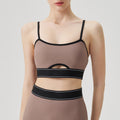New arrival cross-border sports bra threaded yoga suit bra running fitness topsfashion suspender yoga suit